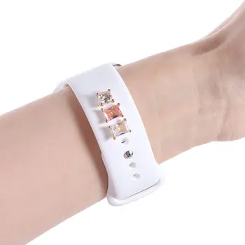 Ремешок с декоративными гвоздями для Apple Watch, брелки для браслета, металлические креативные аксессуары с заклепками для iwatch
