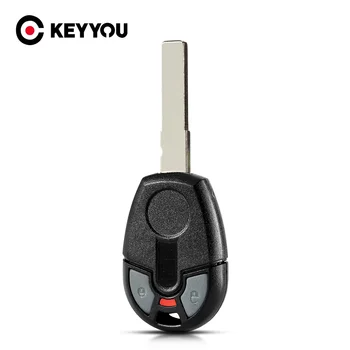 KEYYOU 2 кнопки для замены корпуса автомобильного ключа с дистанционным транспондером для Fiat Positron