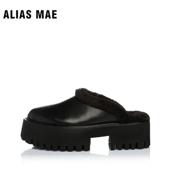 Псевдоним МЭЙ КУИННИ/ ALIAS MAE QUINNY/ Новые летние женские модные ботинки на плоской подошве из натуральной кожи с плюшевой подкладкой