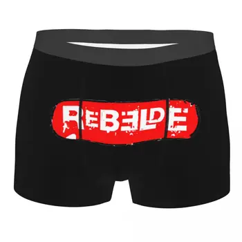 Мужские Трусы-Боксеры Rebelde, Дышащее Нижнее Белье С Логотипом Reb, Мужские Модные Трусы S-XXL