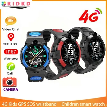 4G Детские умные часы GPS LBS Отслеживание местоположения Видеозвонок SOS Камера Голосовой монитор Детские умные часы Детские телефонные часы LT32