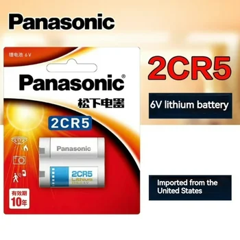 Panasonic Original 2CR5 Литиевая батарея 6V Камера 2CR5 Подходит для Canon EOS5 50 55 650 10QD Пленка Minolta 303si 1 Упаковка