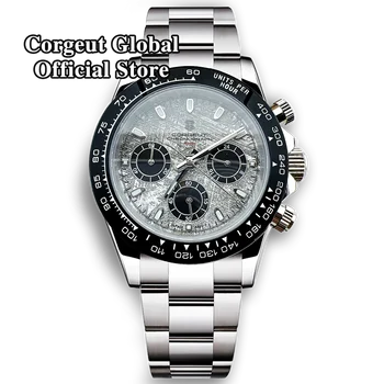 Corgeut Men Watch Sport 24-часовые Многофункциональные часы, лучший бренд класса Люкс, кварцевые часы с полным хронографом, мужские Relogio Masculino