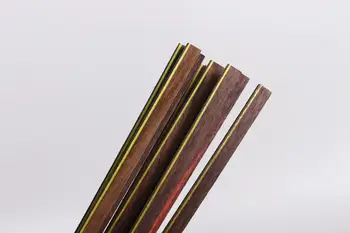 25 полосная накладка Luthier Purfling Инкрустация МАРКЕТРИ 840x6x1,5 мм из массива дерева # 162