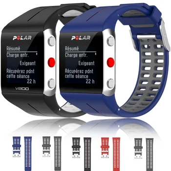 Силиконовый Ремешок для Смарт-Часов Polar V800 GPS Watch Smartwatch Браслет Для Замены Наручных Часов Ремешок для Женщин Мужчин