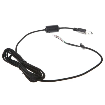 прочный Нейлоновый Плетеный Кабель USB-Мыши длиной 2 м для logitech G9 G9X Dropship