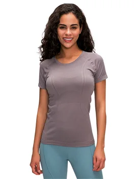 топы, женские спортивные футболки для бега и фитнеса с коротким рукавом, дышащий тонкий топ, футболки для йоги, футболки для тренировок в тренажерном зале, одежда