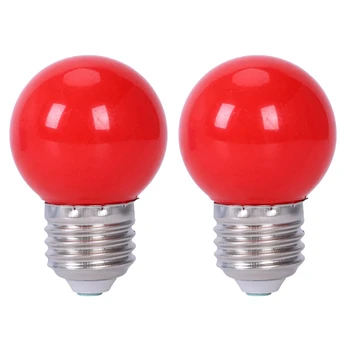 2X E27 3W 6 SMD светодиодная энергосберегающая глобусная лампа переменного тока 110-240 В, красная