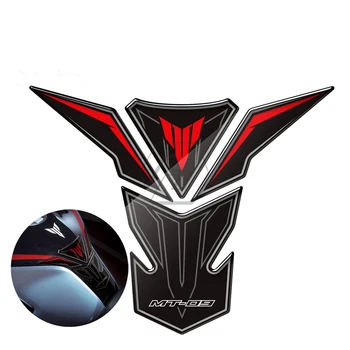 Для Yamaha MT-09 MT09 2013-2015 3D смола Защитная наклейка для топливного бака мотоцикла