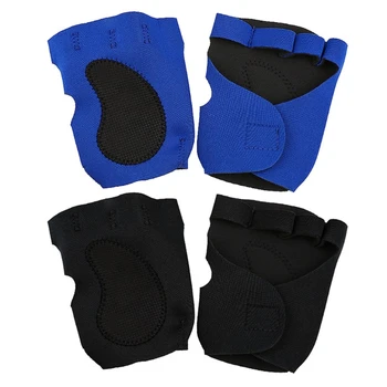 Вентилируемые перчатки для поднятия тяжестей с поддержкой запястья Тренировочные перчатки с дополнительным захватом для подтягиваний-Кросс-тренировка, Фитнес