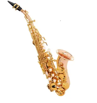 Новый сопрано-изогнутый саксофон B-tone музыкальный инструмент super TOM для детей и взрослых, играющих на сопрано-саксофоне