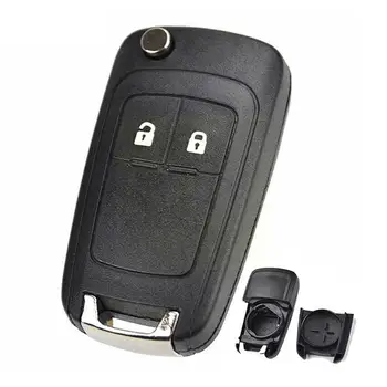 2-кнопочный пустой пульт дистанционного управления для модного автомобиля Opel/ Vauxhall с полным покрытием, брелок, силиконовый чехол Z4b1
