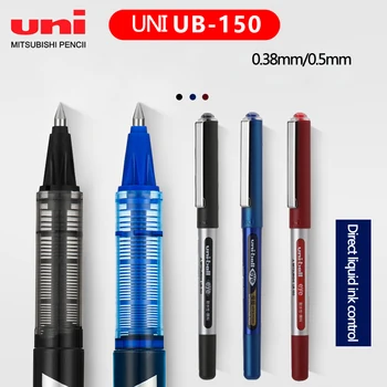 Гелевая ручка UNI UB-150 Прямая жидкая Шариковая ручка 0,5 мм Ручка для подписи 0,38 мм Водяная ручка Студенты с канцелярскими принадлежностями