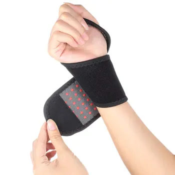 Спортивный браслет с самонагревающимся покрытием, впитывающий пот, браслет с горячим компрессом для защиты рук от боли.