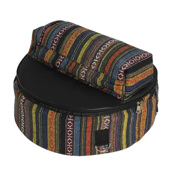 Сумка для малого барабана в этническом стиле с наружными карманами, сумка для хранения утолщенного прочного чехла для барабана из ткани Оксфорд, аксессуары для инструментов.