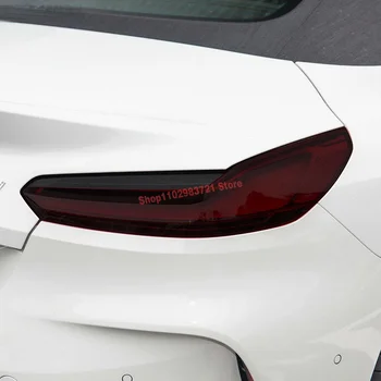 2 предмета, Защитная пленка для автомобильных фар, Прозрачная черная наклейка из ТПУ для BMW Z4 G29 M40i sDrive 2019-Настоящие Аксессуары