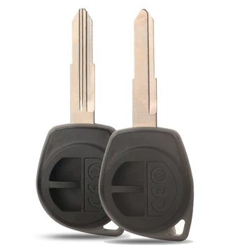 jingyuqin 2 Кнопки Ключа Автомобиля Чехол-Брелок + Резиновая Накладка Для Suzuki Swift Grand SX4 Liana Aerio Vitara GRAND VITARA ALTO Jimny key